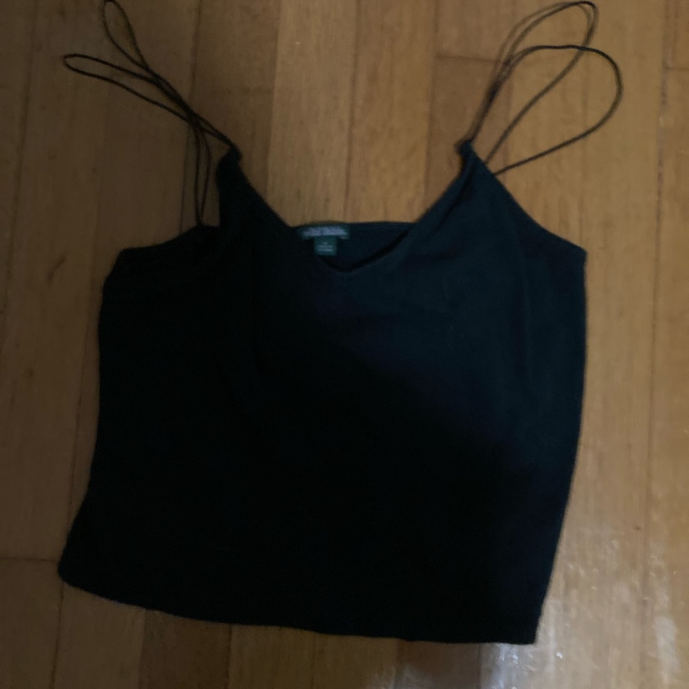 Black crop top